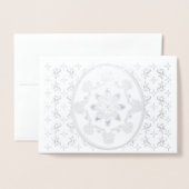 Einfache Eleganz Folienkarte (Vorderseite mit Umschlag)