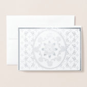 Einfache Eleganz Folienkarte (Vorderseite mit Umschlag)