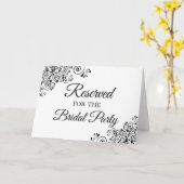 Einfache Eleganz für das Brautparty reserviert Karte (Gelbe Blume)