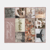 Einfache Eleganz für immer in unserem Herzen Foto Fleecedecke (Vorderseite (Horizontal))