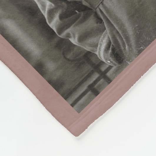 Einfache Eleganz für immer in unserem Herzen Foto Fleecedecke (Ecke)