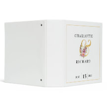 Einfache Eleganz, goldener Ampersand mit Namen 3 R