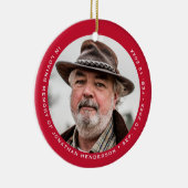 Einfache Eleganz im Foto der Erinnerung Keramik Ornament (Rechts)