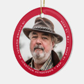 Einfache Eleganz im Foto der Erinnerung Keramik Ornament (Links)