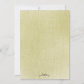 Einfache Eleganz in Rot, Schwarz und Gold Einladung (Rückseite)