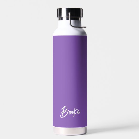 Einfache Eleganz Lila Moderne Trinkflasche (Links)