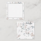 Einfache Eleganz Mitteilungskarte (Vorne/Hinten)