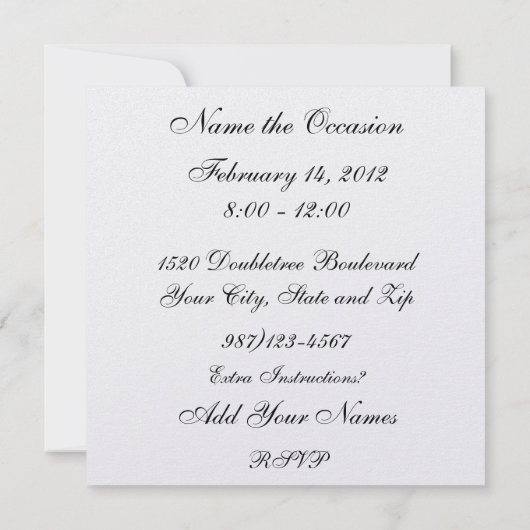 Einfache Eleganz - rosa Band (Rückseite)