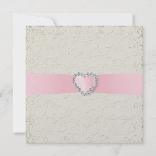 Einfache Eleganz - rosa Band (Vorderseite)