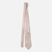 Einfache Eleganz Rosa Initialen Krawatte (Rückseite)