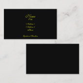 Einfache Eleganz-Visitenkarte Visitenkarte (Vorne/Hinten)