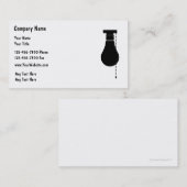 Einfache Elektriker-Visitenkarten Visitenkarte (Vorne/Hinten)