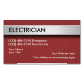 Einfache Elektromagnete Magnetische Visitenkarte (Vorderseite)