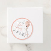 Einfache Elephant & Balloon Baby Dusche Sie Pop Geschenkanhänger (Beispiel)