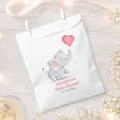Einfache Elephant & Heart Balloon Babydusche Geschenktütchen (Ausgeschnitten)