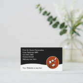 Einfache EMS Paramedici Medical Business Cards Visitenkarte (Stehend Vorderseite)