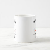 Einfache Entschlossenheit kühne Runner Dynamic Ath Kaffeetasse (Mittel)