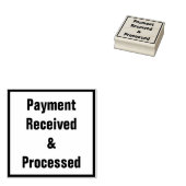 Einfache "erhaltene und verarbeitete" Briefmarke a Gummistempel (Stempel)