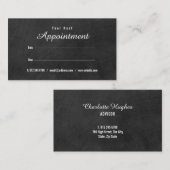 Einfache Erinnerung für den Chalkboard-Termin Terminkarte (Vorne/Hinten)