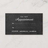 Einfache Erinnerung für den Chalkboard-Termin Terminkarte (Vorderseite)