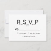 Einfache Erinnerungen-Gedenkantwort RSVP Karte (Vorderseite)