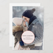 Einfache Erklärung Frohe Weihnachten Foto (Vorne/Hinten)