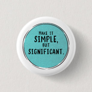 Einfache Ermächtigung zu Motivierend Zitat Button