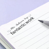 Einfache Ermutigung Personalisierte fantastische A Permastempel