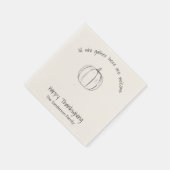 Einfache Erntedank Pumpkin All Who Serviette (Ecke)