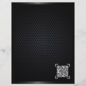 Einfache Eröffnung eines modernen Black Car Händle Flyer (Hinten)