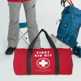 Einfache Erste Hilfe Rotes Kreuz Medizinische Sich Duffle Bag