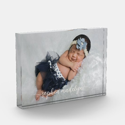 Einfache Erstellung eines Fotos mit Name in elegan (Links)