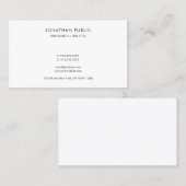 Einfache Erstellung moderner, eleganter Vorlagen Visitenkarte (Vorne/Hinten)