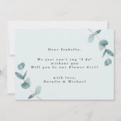 Einfache Eukalyptus-Blätter BlumenGirl-Vorschlagsk (Rückseite)