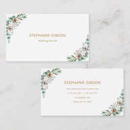 Einfache Eukalyptus-Grüne Visitenkarte