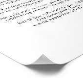 Einfache Eukalyptus-Grüngeschenke, die gut signier Poster (Ecke)