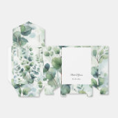 Einfache Eukalyptus-Hochzeit Geschenkschachtel (Ungefaltet)