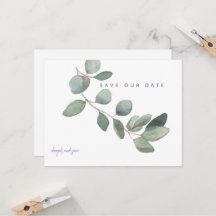 Einfache Eukalyptus-Lavendel-Hochzeit - Termin vor