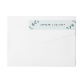 Einfache Eukalyptus-Zweige Hochzeiten-Rücksendeadr