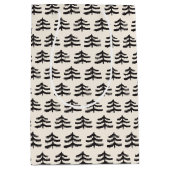 Einfache Evergreen Modern Mittlere Geschenktüte (Vorderseite)