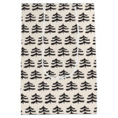 Einfache Evergreen Modern Mittlere Geschenktüte (Rückseite)