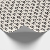 Einfache Evergreen Modern Wrapping Paper Roll Geschenkpapier (Ecke)