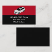 Einfache Fahrt Hailing Uber Taxi Service Visitenkarte (Vorne/Hinten)