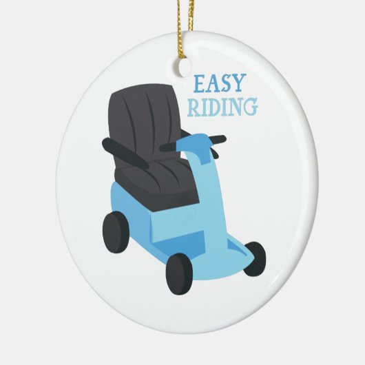 Einfache Fahrt Keramik Ornament (Links)