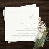 Einfache Fakten zum Hochzeitsfieber mit Skriptunsc Serviette