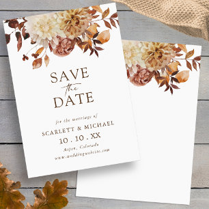 Einfache Fall Save-The-Date-Karte Save The Date