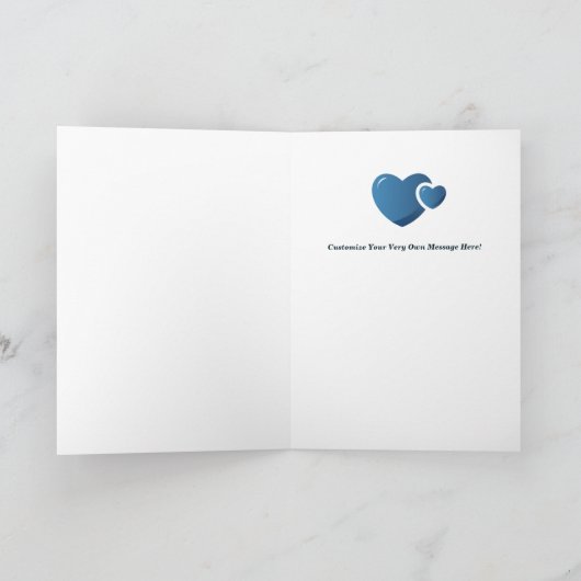 Einfache, faltende Karte (Innenseite)