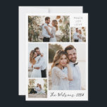 Einfache Familie 5 Foto Collage Neugierige Gruß Feiertagskarte<br><div class="desc">Feiern Sie die Wärme der Saison mit unserer "Joyful Erinnerungen" Simple Family 5 Foto Collage Weihnachts Grußkarte. Diese wunderschön gestaltete Karte ist der perfekte Weg,  Ihren Festgeist zu teilen und dauerhafte Erinnerungen mit Ihren Lieben zu schaffen.</div>