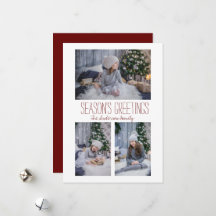 Einfache Familie mit drei Fotos