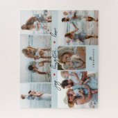 Einfache Familienfoto-Collage Puzzle (Vertikal)